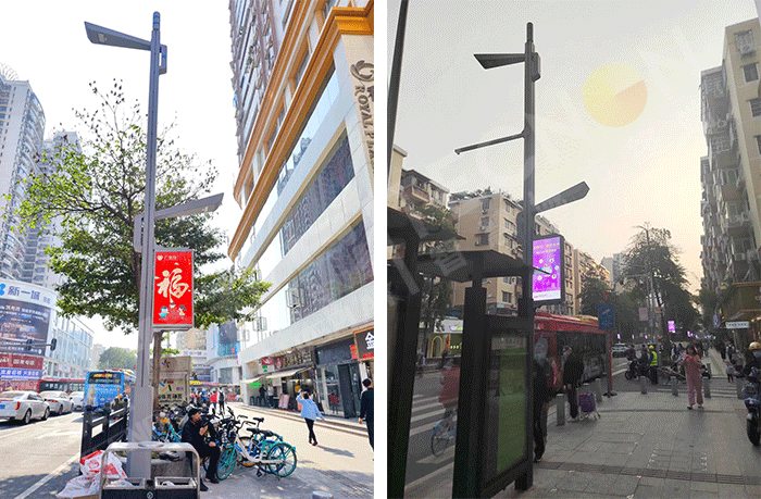 LED燈桿屏,LED燈桿屏