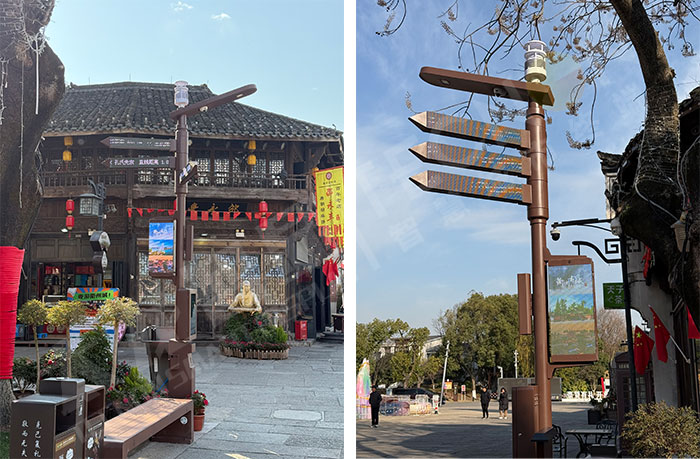 智慧燈桿,LED燈桿屏